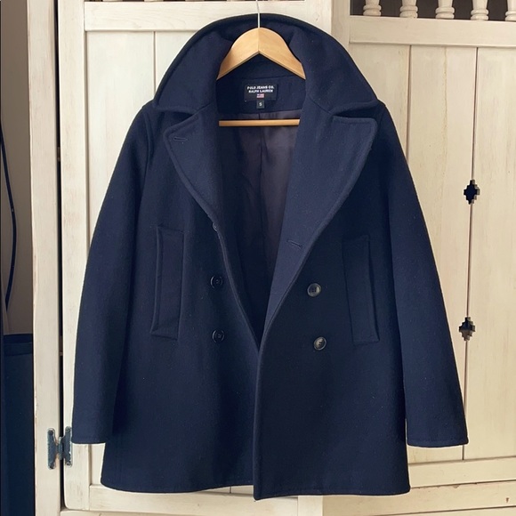 Polo Ralph Lauren Jackets & Blazers - RALPH LAUREN Double Breasted Wool Peacoat